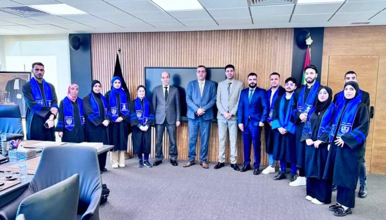 طلبة الفوج الخامس لماستر العلوم الجنائية والأمنية تحت إشراف الدكتور بلال المويني يقومون بزيارة للدار المتوسطية للمحامي بتطوان