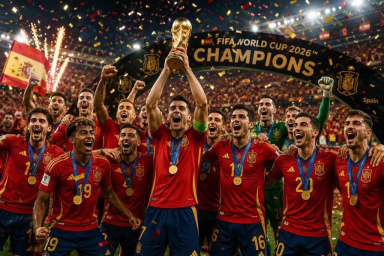 إسبانيا تعود إلى عرش العالم.. “لا روخا” تتوج بكأس العالم 2026 على حساب الأرجنتين